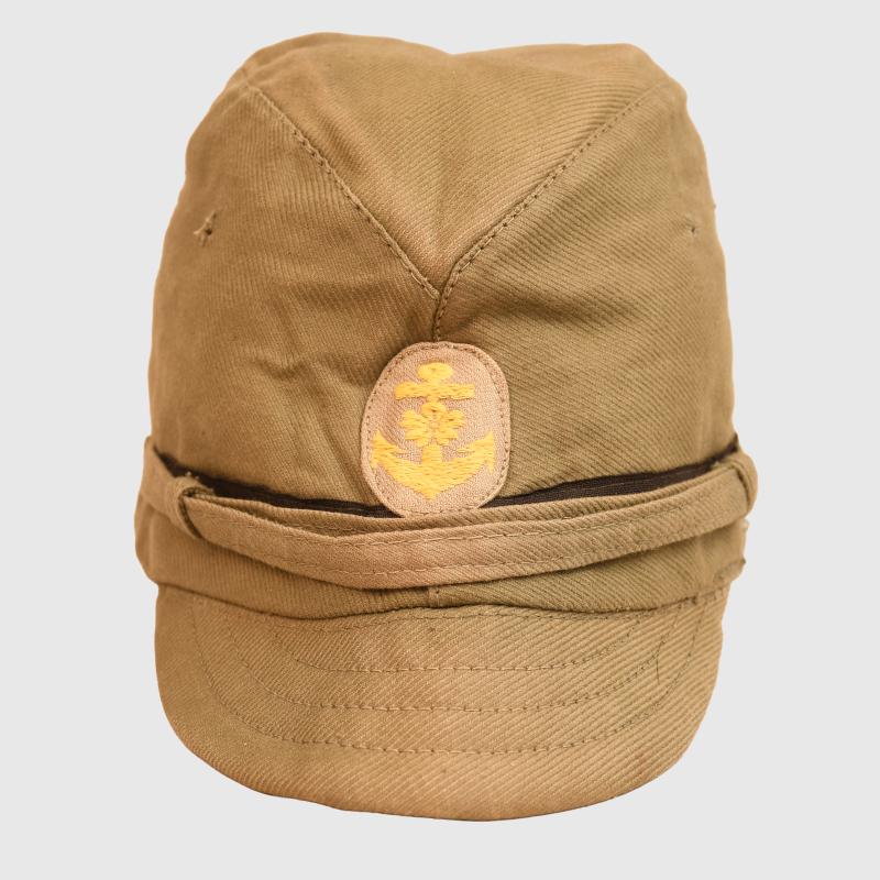 JAPANESE WWII NAVAL JUNIOR PETTY OFFICERS FIELD CAP.