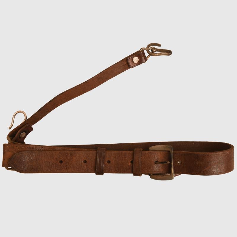 JAPANESE WWII NCO SWORD BELT AND HANGER.