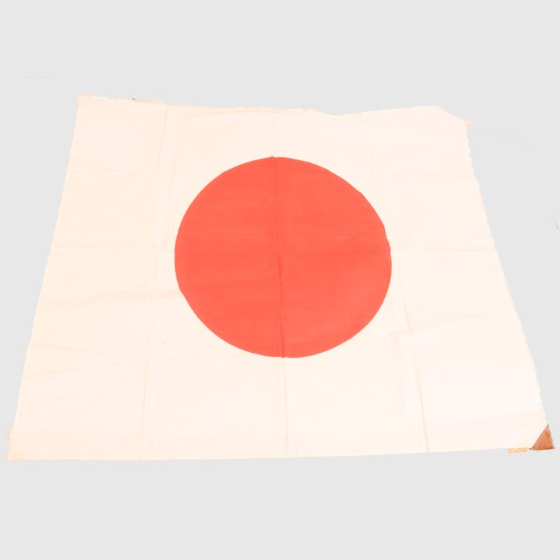 JAPANESE WWII JAPANESE GOOD LUCK FLAG IN SILK.