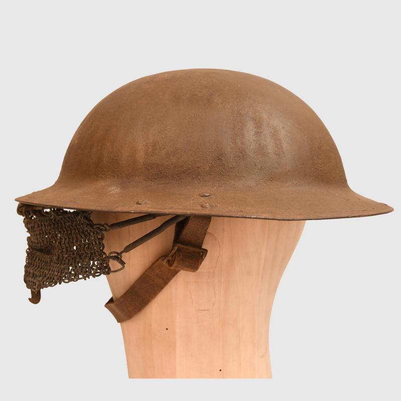 BRITISH WWI 2ND PATTERN CRUISE BRODIE HELMET.