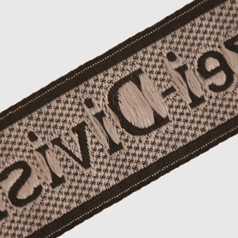 GERMAN WWII SS POLICE DIVISION BEVO WOVEN CUFF TITLE.