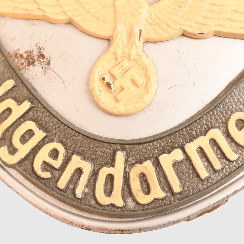 GERMAN WWII FELDGENDARMERIE GORGET.
