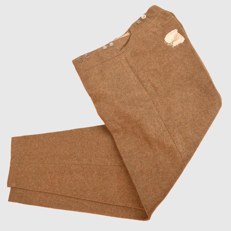 BRITISH WWI ENLISTED RANKS SERVICE DRESS TROUSERS.