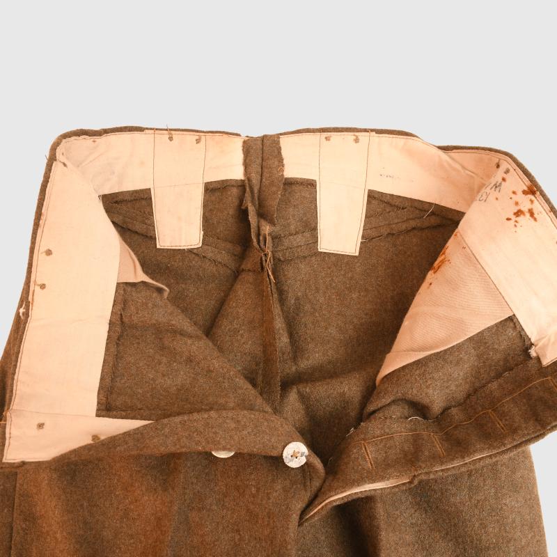 BRITISH WWI ENLISTED RANKS SERVICE DRESS TROUSERS.