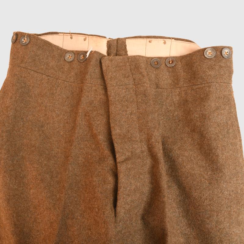 BRITISH WWI ENLISTED RANKS SERVICE DRESS TROUSERS.