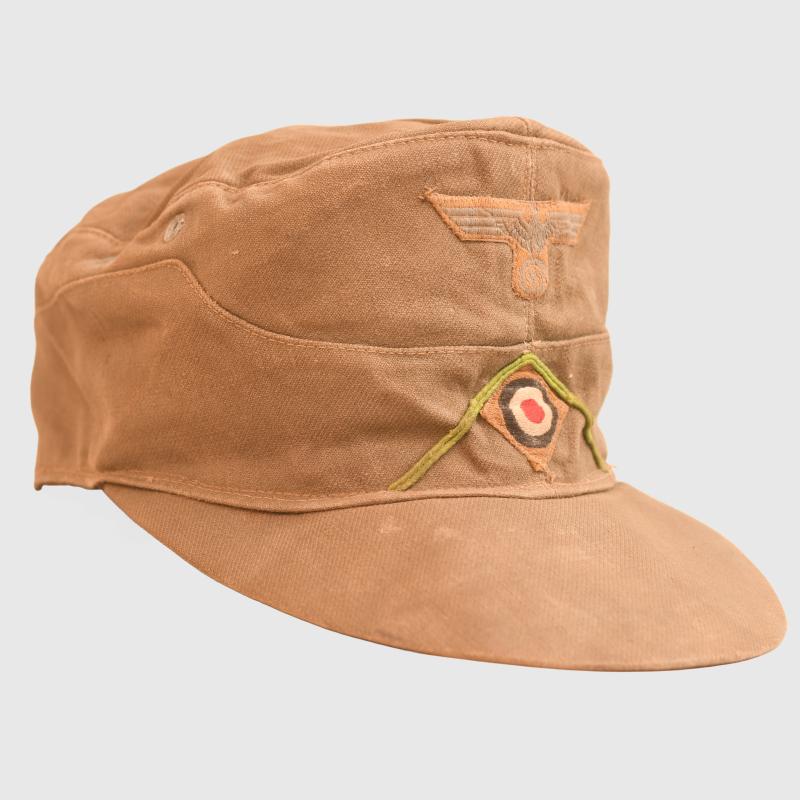 GERMAN WWII AFRIKAKORPS PANZER GRENADIER CAP.