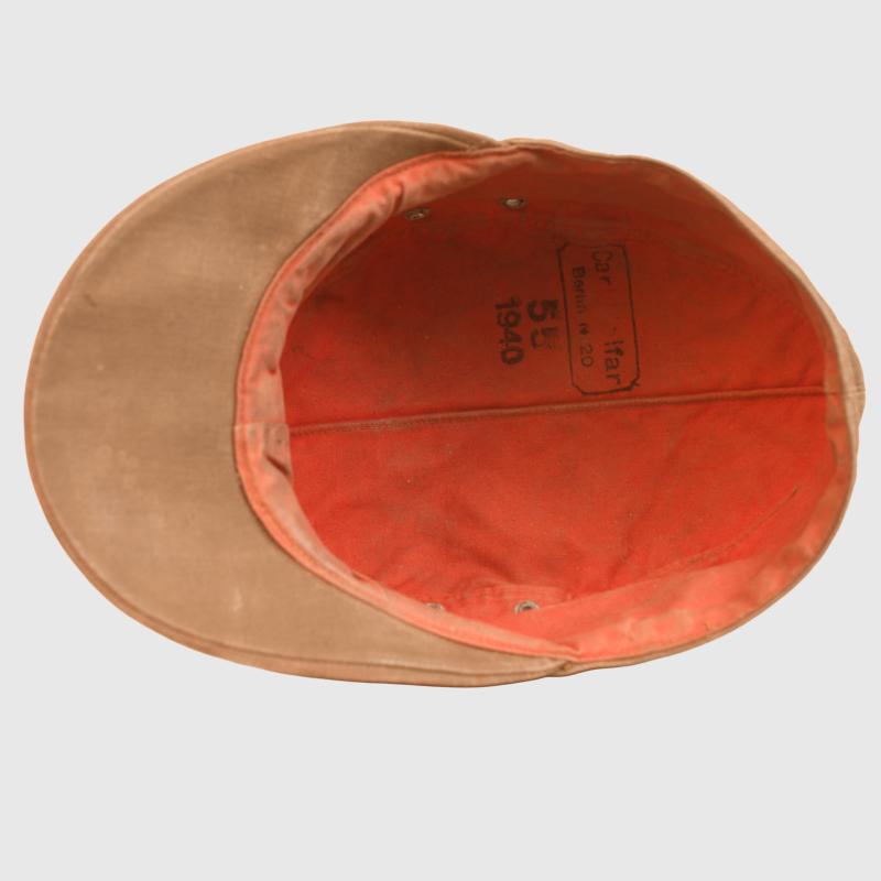 GERMAN WWII AFRIKAKORPS PANZER GRENADIER CAP.