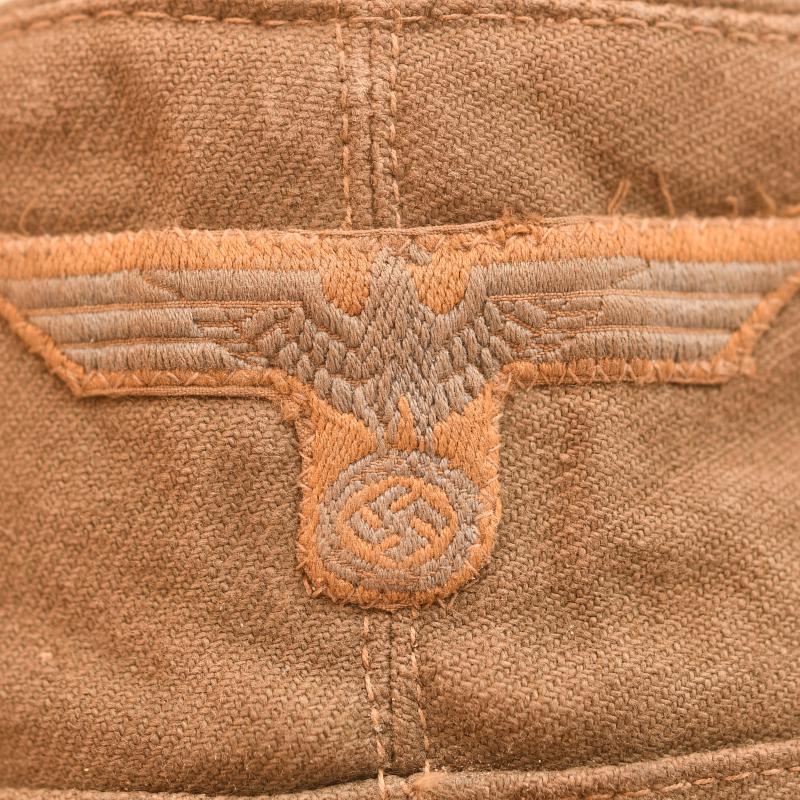GERMAN WWII AFRIKAKORPS PANZER GRENADIER CAP.